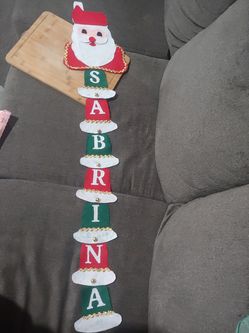 Personalized Christmas Name Decoration