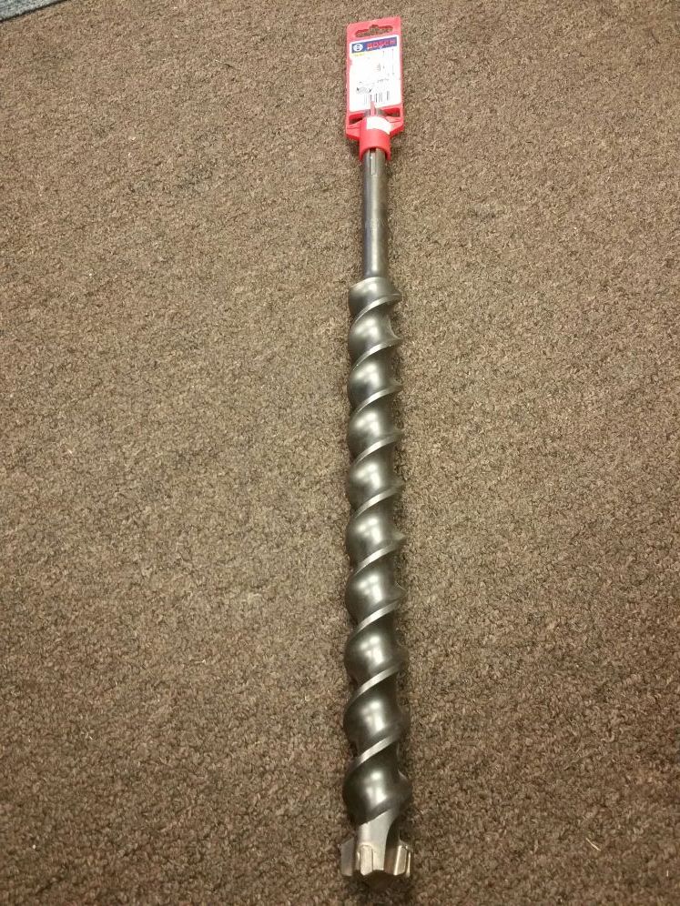 Bosch Speed X 21"long 1 1/2" wide concrete bit