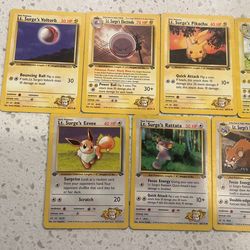 Lt. Surge 1st Edition 1999 Gym Challenger Pokémon Cards