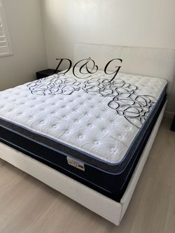 Queen Size Mattress Pillow Top New bedframe not included