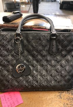 Gray or silver Guess Purse