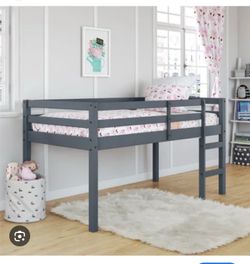 Loft bed with mattress like new never used