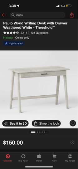 Desk with drawer