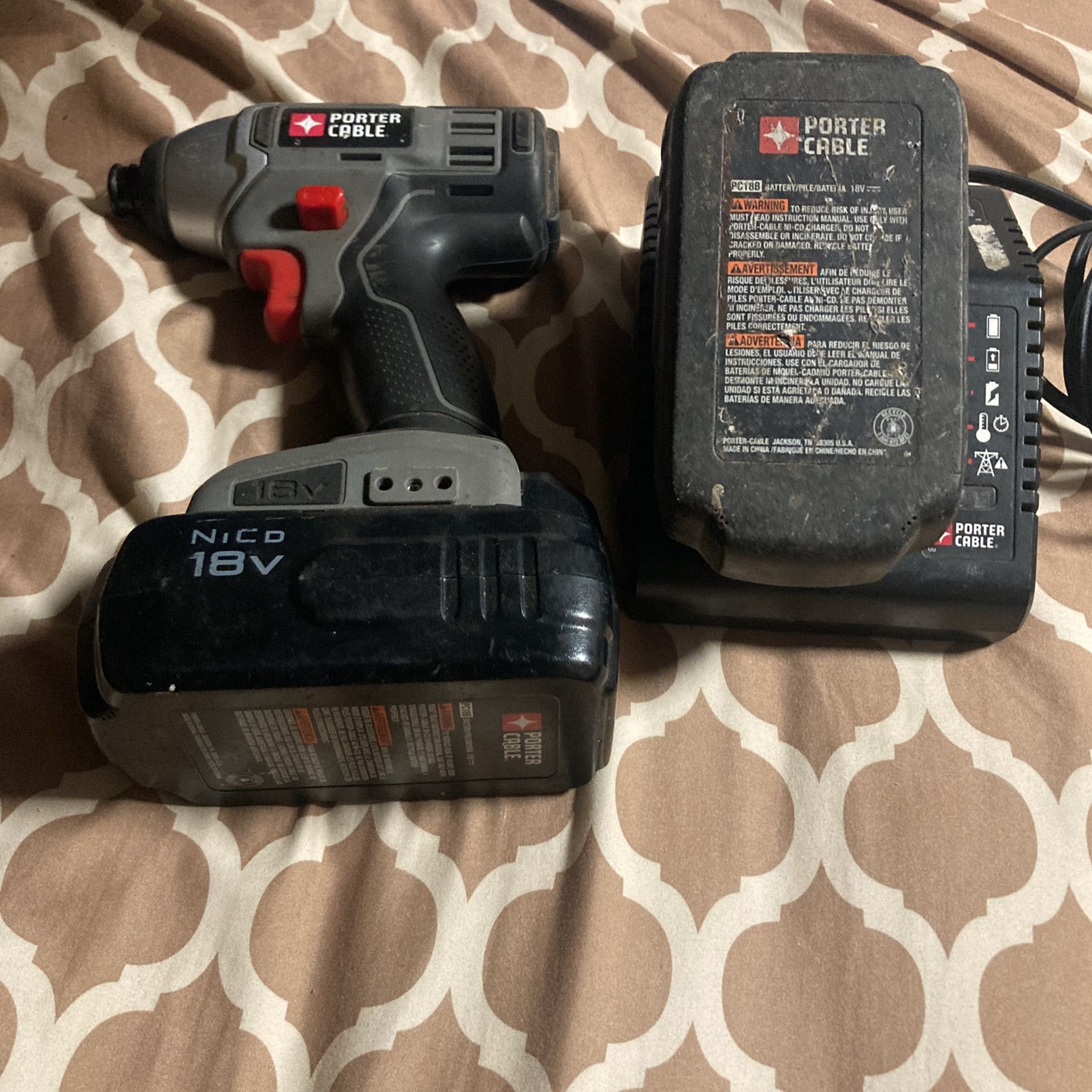 Porter Cable Drill 18 V