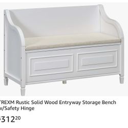 Entryway Storage Bench