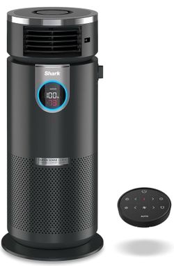 Shark 3-in-1 air purifier, heater and fan.