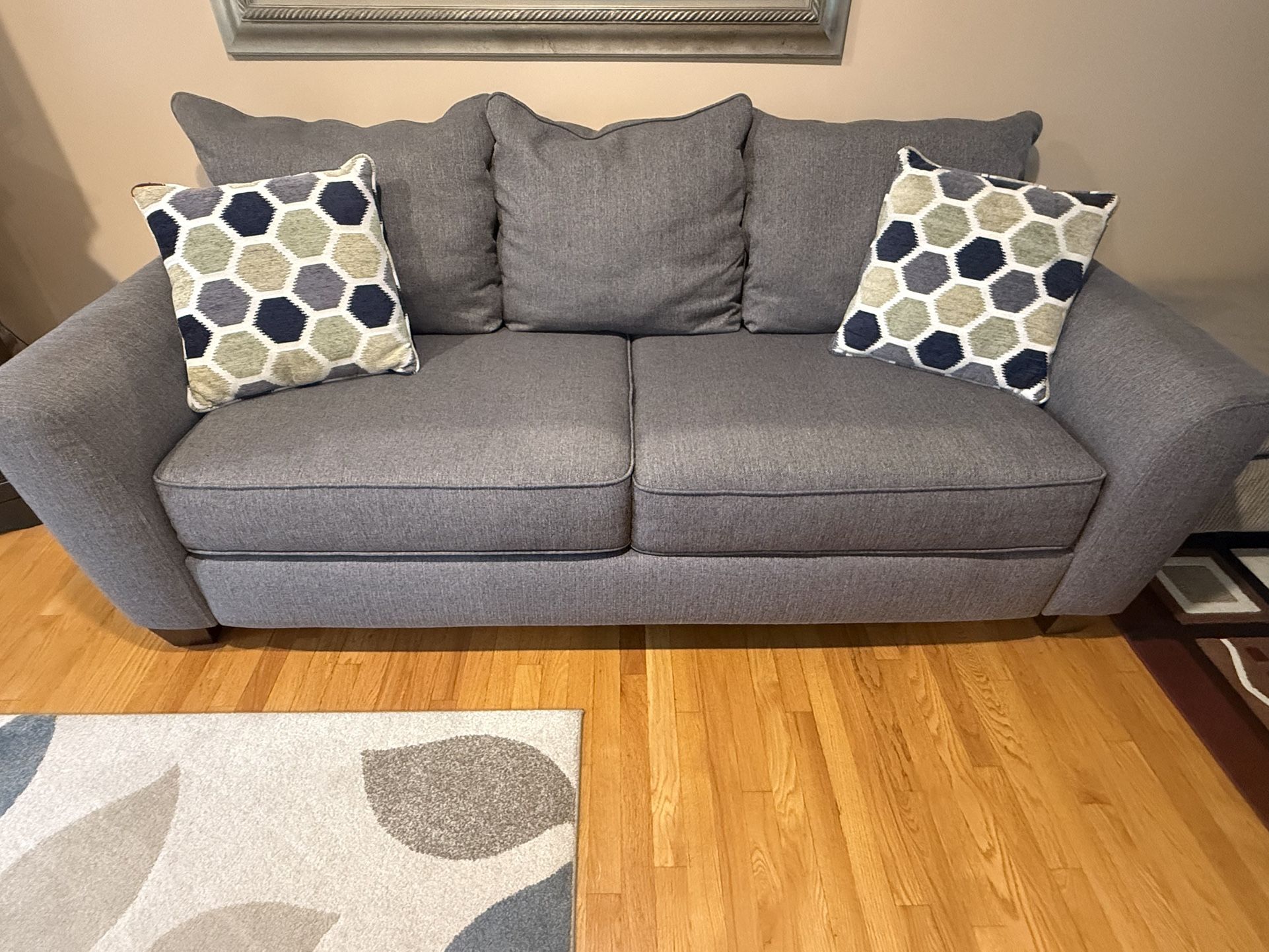 2 Sofas & Loveseat