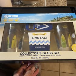 New Corona, Collectors Glass, Set