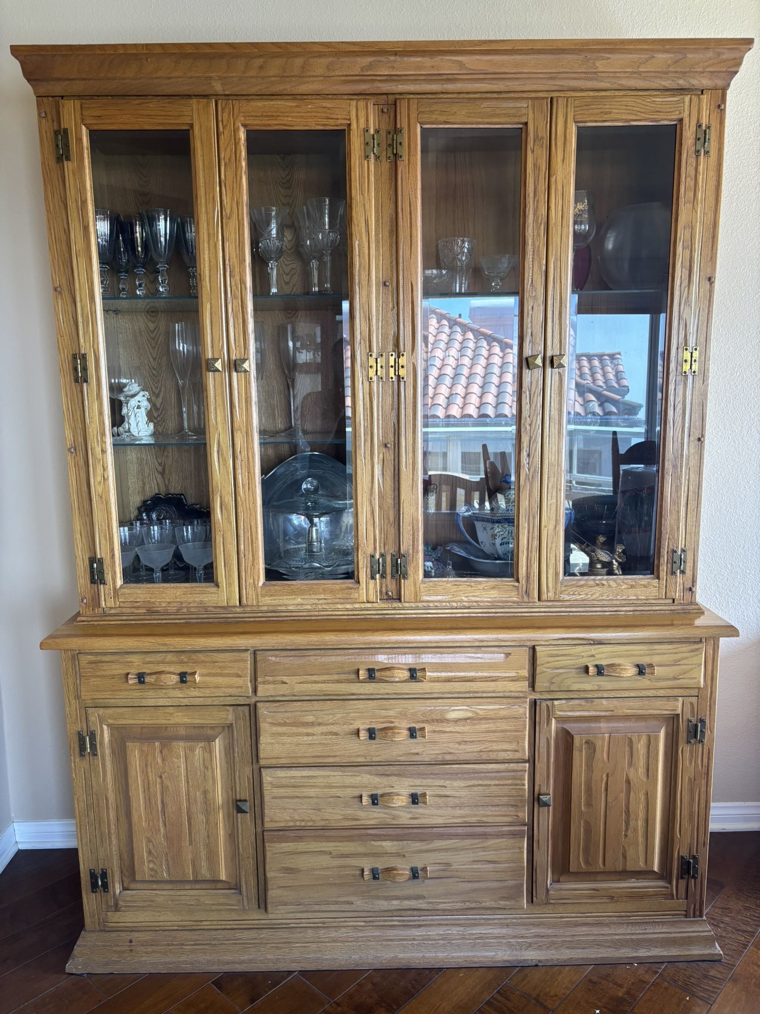 Wood China Cabinet