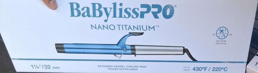 Baybliss Nano Titanium Curling Iron
