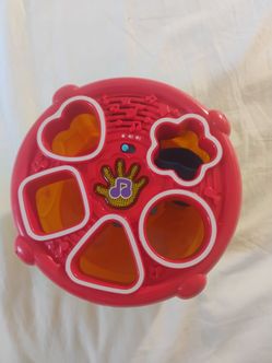 Red Musical Shape Sorter Baby Toy