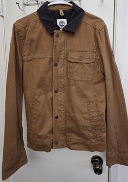 Light Brown Collared Timberland Jacket Mens Size S
