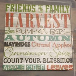 10x10 fall sign