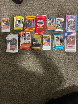 Mixed Sports Trading Card Packs Lot