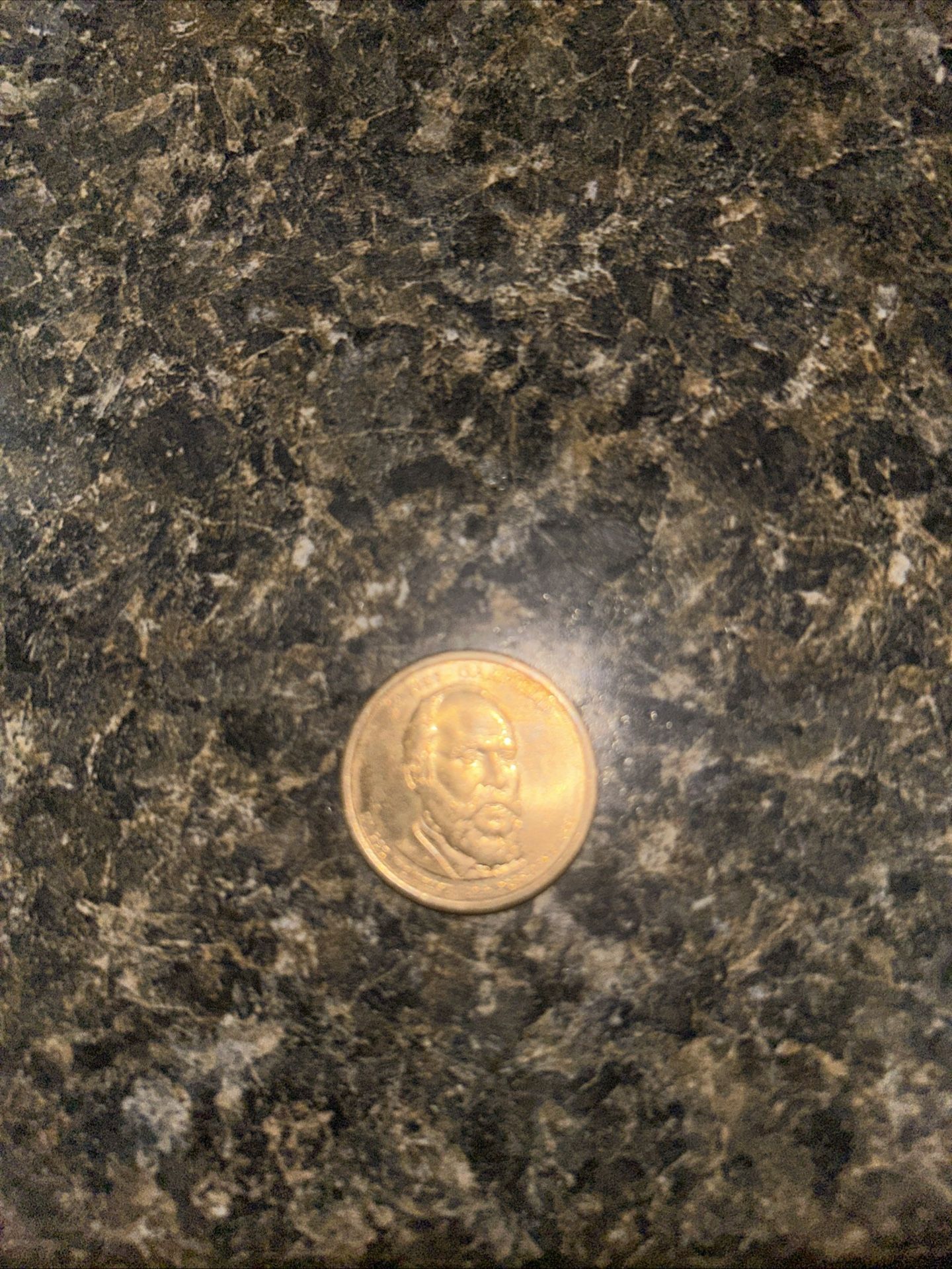 Rare $1 James A. Garfield Presidential Gold Coin!