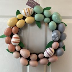 NEW Easter Or Spring Wreath (Size: 14 Inches Diameter)