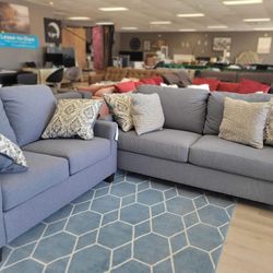 Baneway Sofa and Loveseat