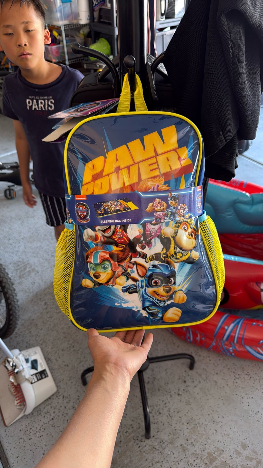 Backpack With Sleeping Bag