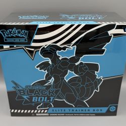 Pokémon TCG: Scarlet & Violet Black Bolt Elite Trainer Box NEW/SEALED