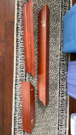 Crown molding floating shelves