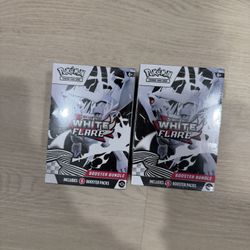 2x Pokemon White Flare Booster Bundle 