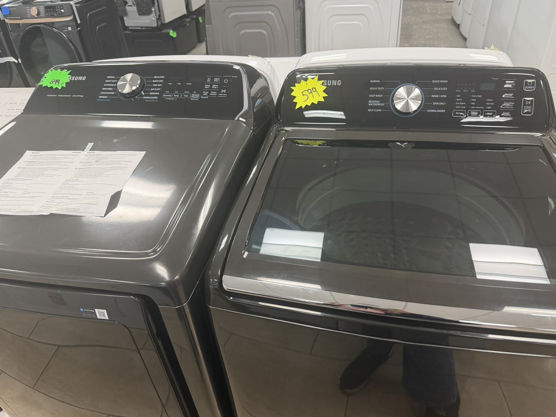 Samsung Washer And Electric Dryer 