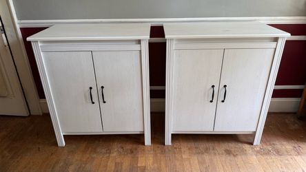 White IKEA Cabinets