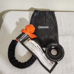 Bunker Indust: Soft Shackle Synthetic Rope w/ Protective Snatch Ring  