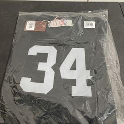 Mitchell & Ness Los Angeles Raiders Bo Jackson #34 Black 1988 legacy Jersey L W