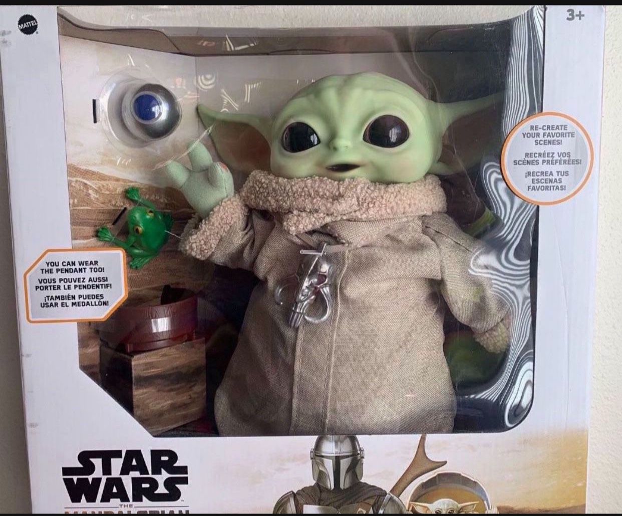 New Star Wars The Child Baby Yoda The Mandalorian  with 4 Accessories, 12" Tall