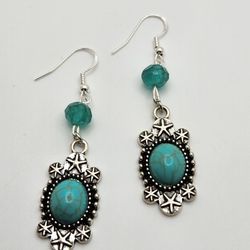 Silver and Turquoise Earrings 