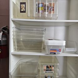 Clear Plastic Bins