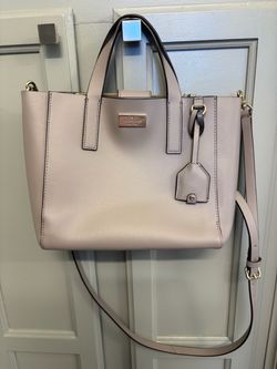 Kate Spade Putnam Drive Satchel Handbag Gray Leather