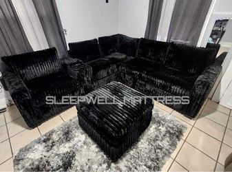 Black sectional