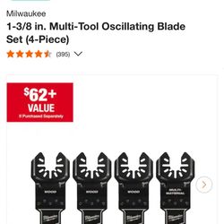 Milwaukee Multi Tool Blades