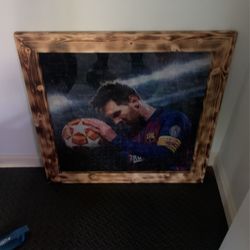Lionel Messi Framed Mosaic Picture 