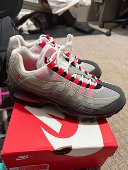 Nike Air Max 95 OG Big Bubble Solar Red size 11.5