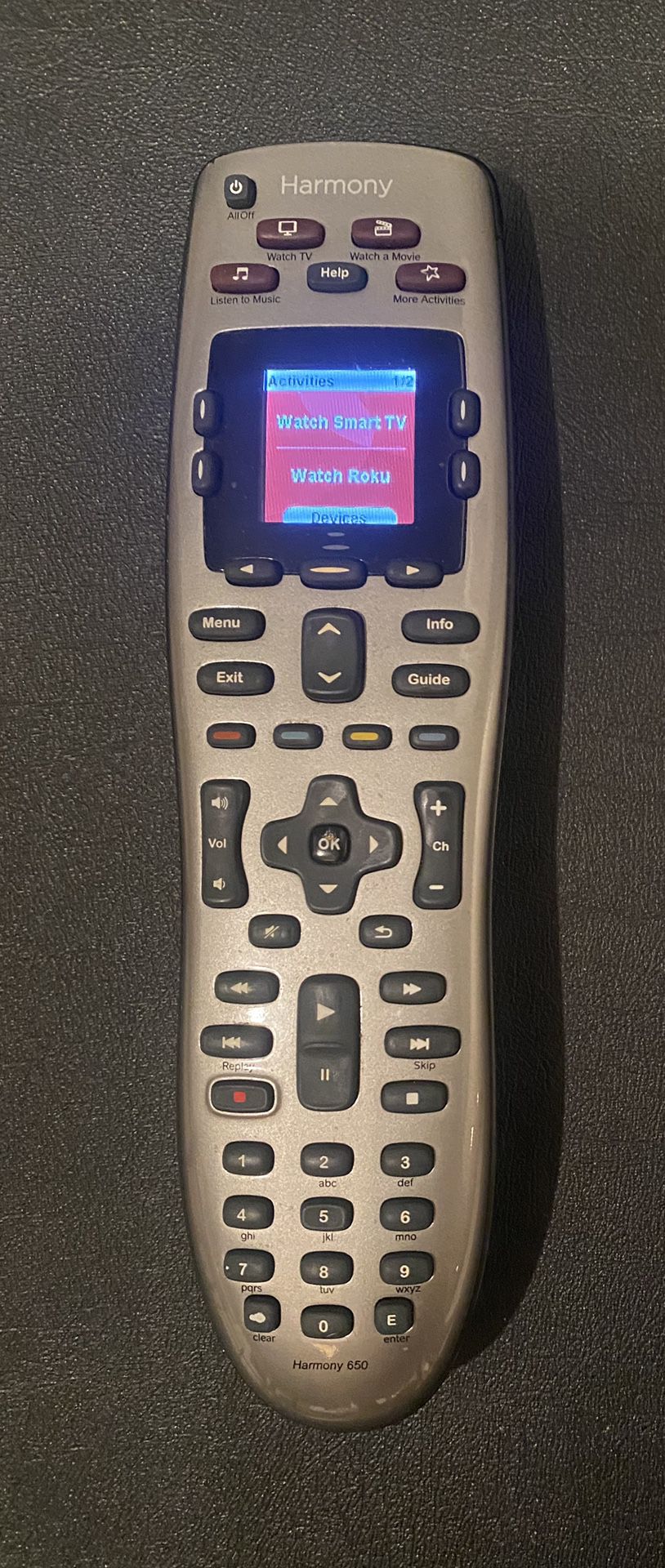 Nyttig Lure fragment Logitech Harmony 650 Universal Remote TESTED for Sale in San Antonio, TX -  OfferUp