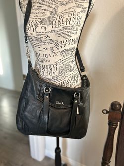 Coach Black Leather Satchel 
