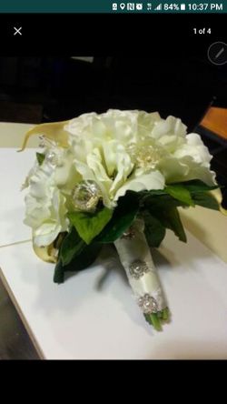 Custom artificial bridal flowers