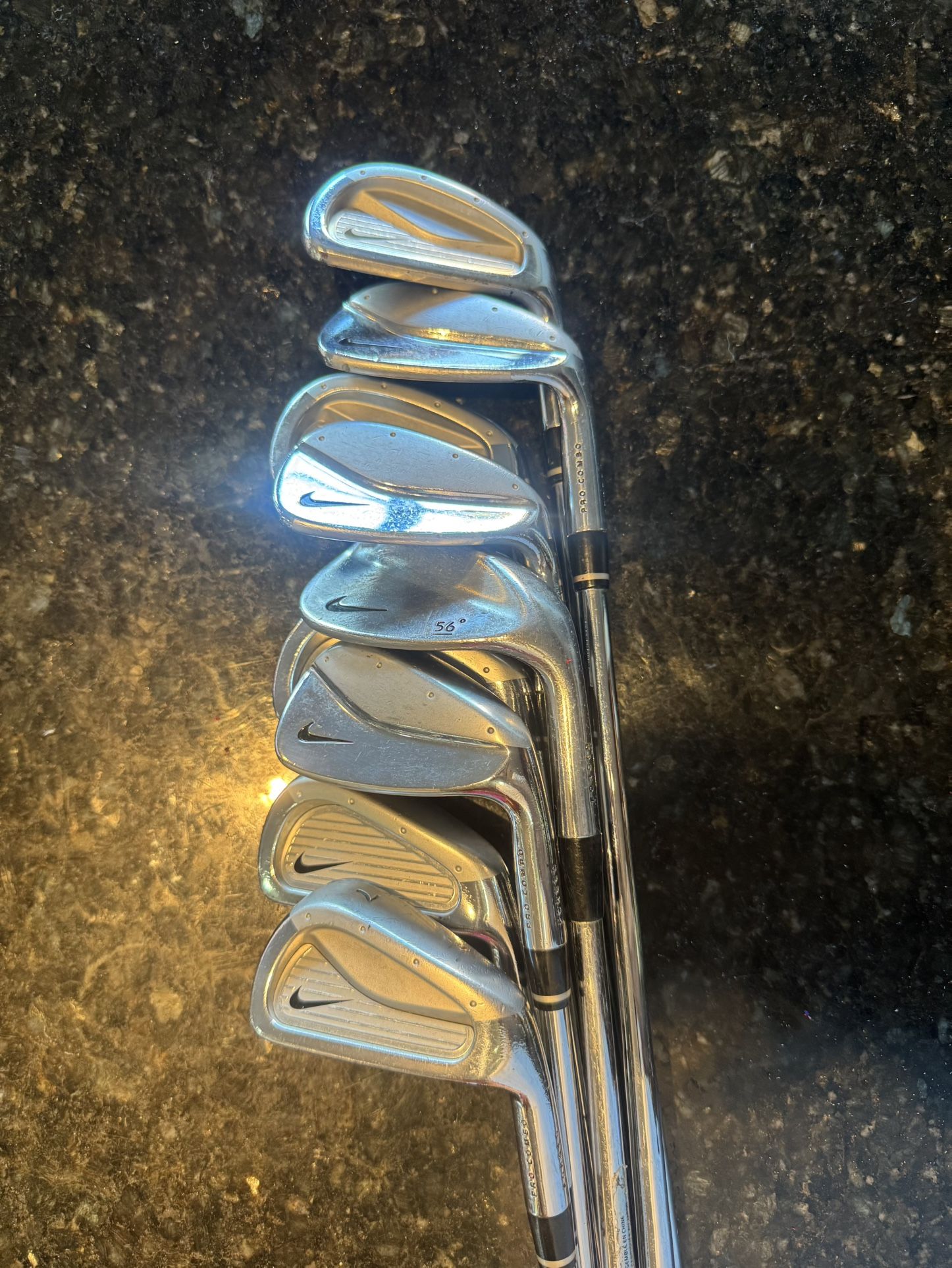 Nike Forged Pro Combo Os Iron Set 3-PW,SW Stiff Flex