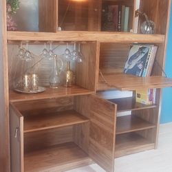 Amazing Room Divider, Bar, Desk Display Cabinet 