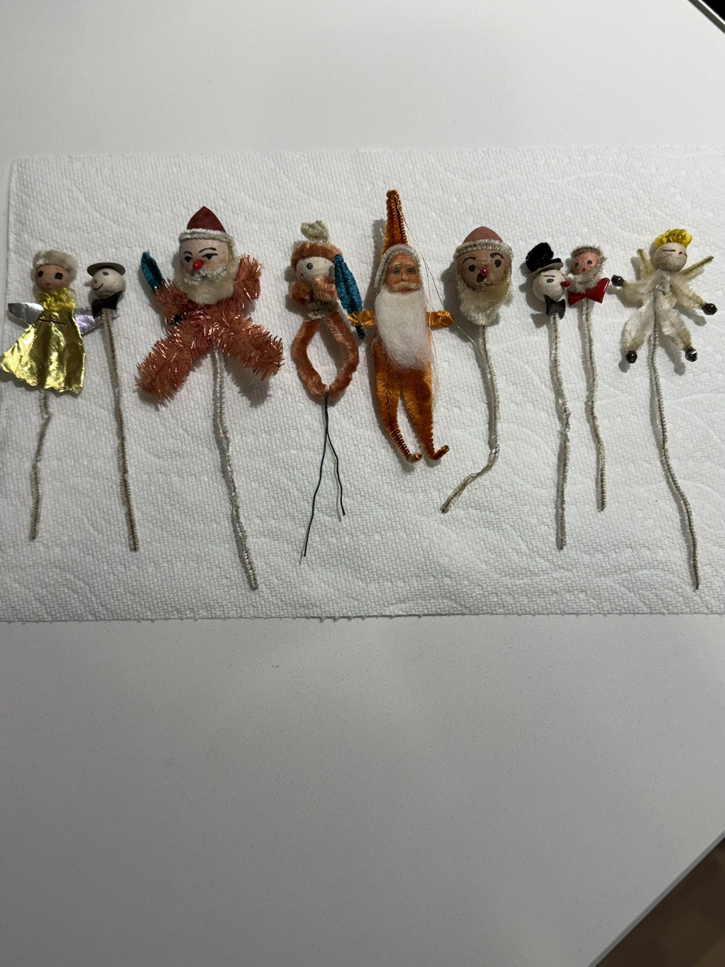 Rare Vintage Collectibles Set of Christmas Tie-on