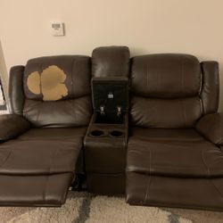 Recliner couch / love seat