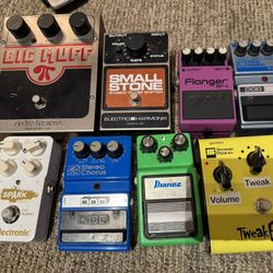 Vintage And Current Pedals