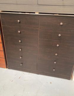 12 DRAWER DRESSER 57” Wide, 49” Height