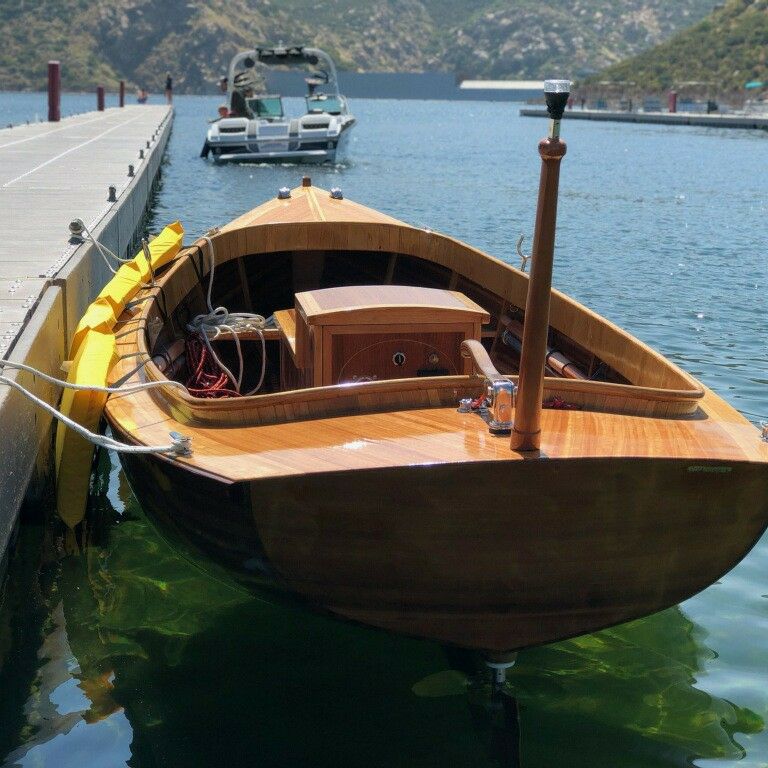 Boat, 15'Classic Cedar Electric Launch 