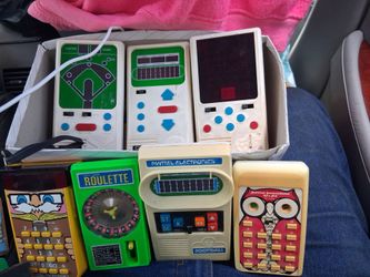 Vintage rare handheld games (conic) and Mattel