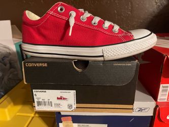 Converse, size youth 6, red