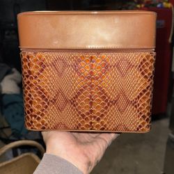 Makeup Case Snake Skin